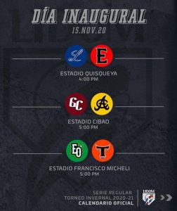 Águilas Cibaeñas presenta calendario oficial para la temporada 2020-2021 |